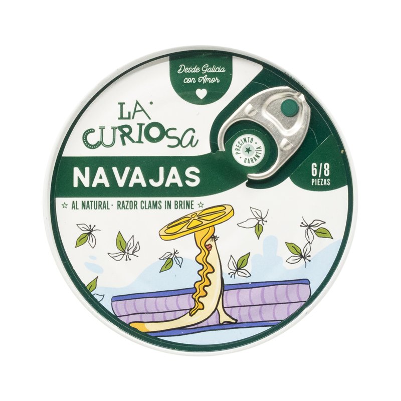 La Curiosa Razor Clams In Brine - 6 to