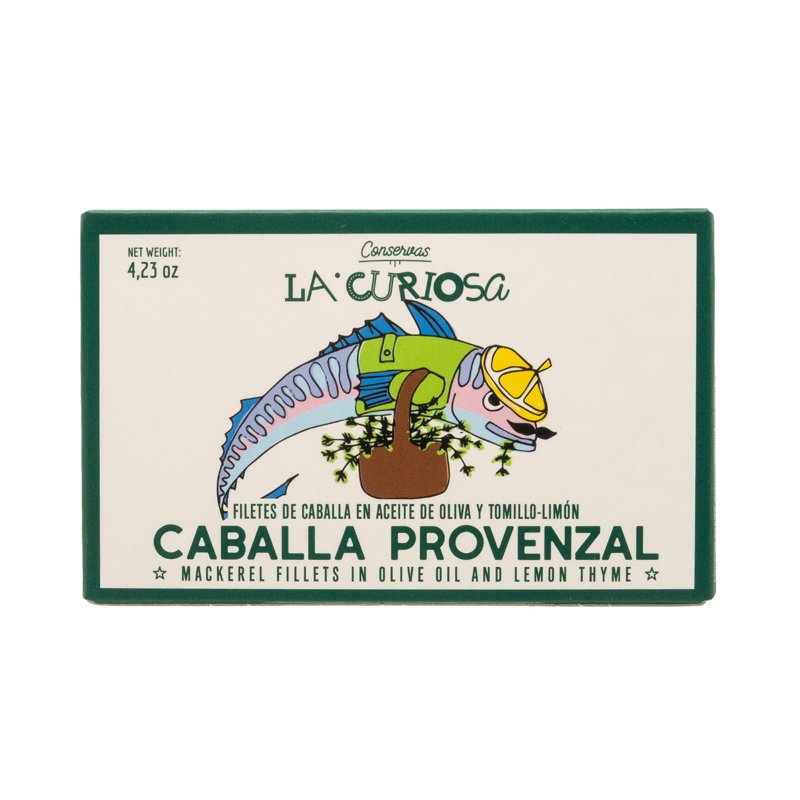 La Curiosa Mackerel Fillets In Olive Oil With Lemon Thyme