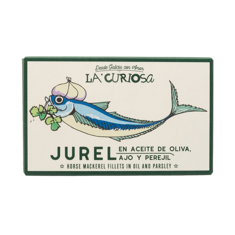 La Curiosa Horse Mackerel Fillets In Olive Oil & Parsley