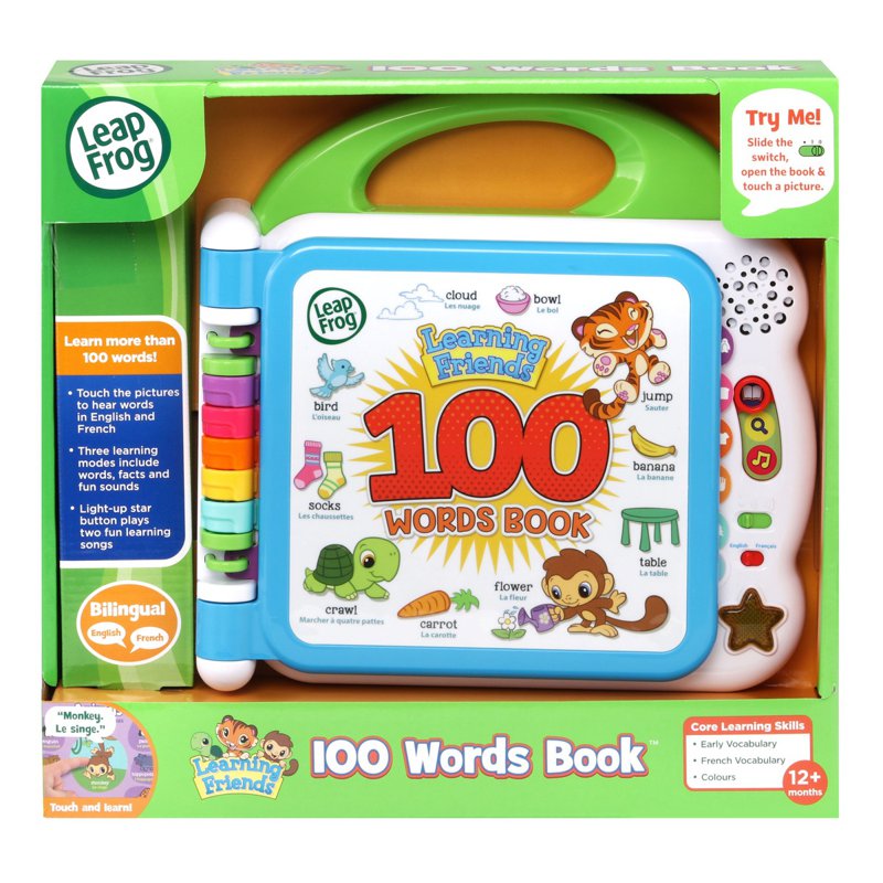 LeapFrog Learning Friends 100 Words Book -English_French 1 S