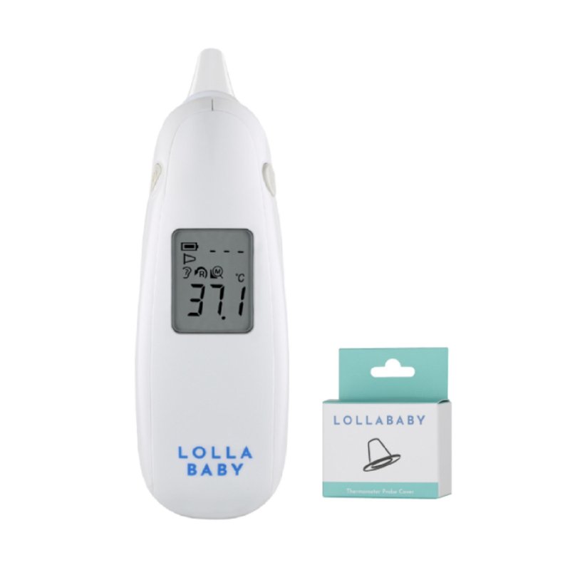 Lollababy Infrared In-Ear Thermometer + Probe Cover 1 S