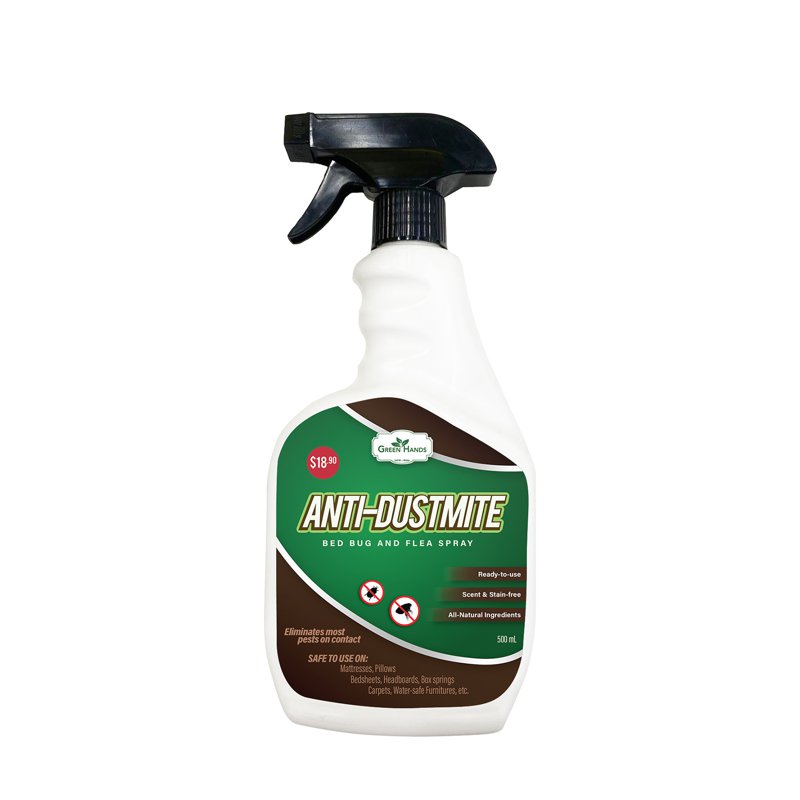 Green Hands Anti-Dustmite Bed Bug and Flea Spray