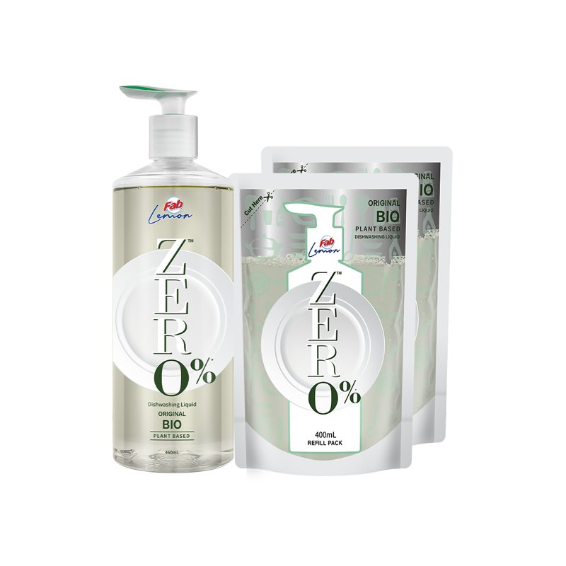 Fab Dishwashing Liquid + Refill - Original 1 S