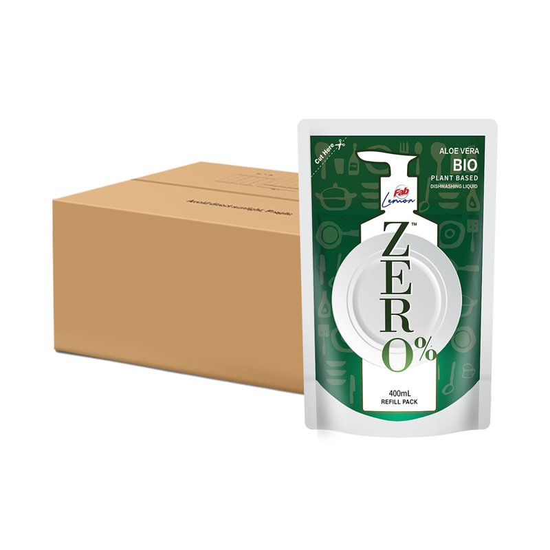 FAB [Carton] FAB Dishwashing Liquid Refill - Aloe Vera