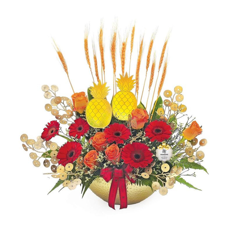 Congratulatory Flower - Vibrant Harvest (KGO825) 1 S