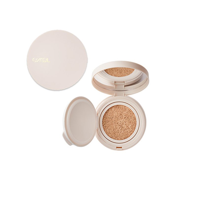 EXCEL Skin Flutter Serum Cushion - SF03 Natural Beige
