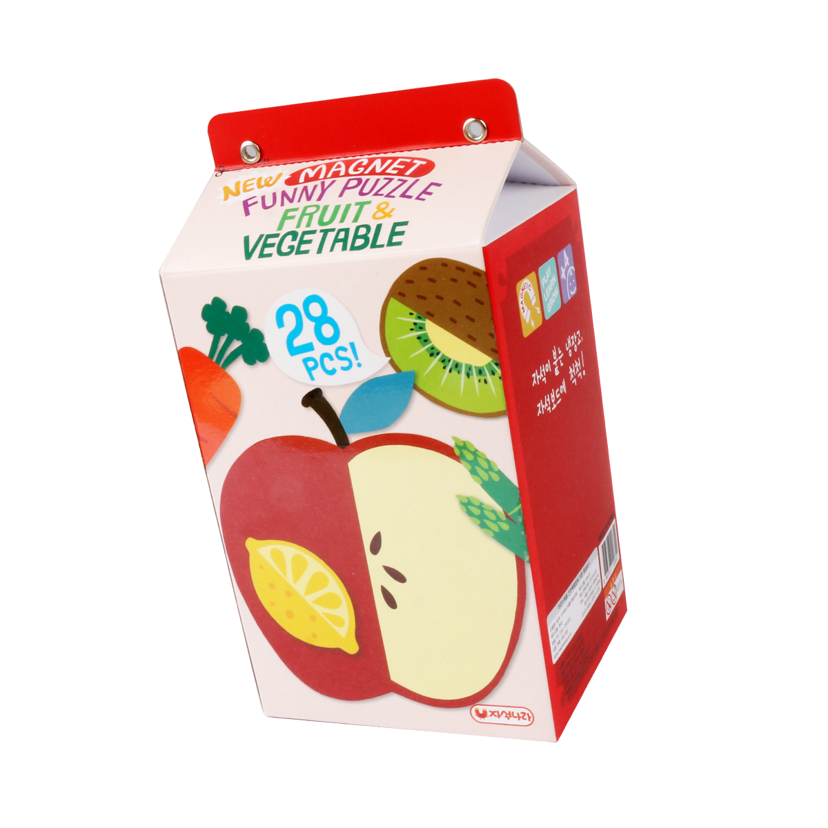Magnetopia Magnetic Funny Puzzle - Fruit & Vegetable