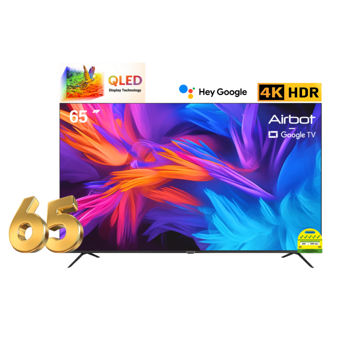 Airbot Q65 Ultra QLED Ai Google 65 inch TV 1 S