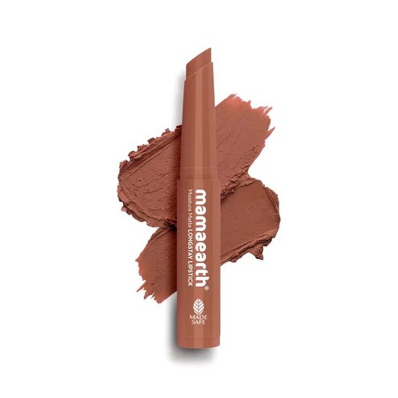 Mamaearth Moisture Matte LongStay Lipstick -Cinnamon Nude(04)