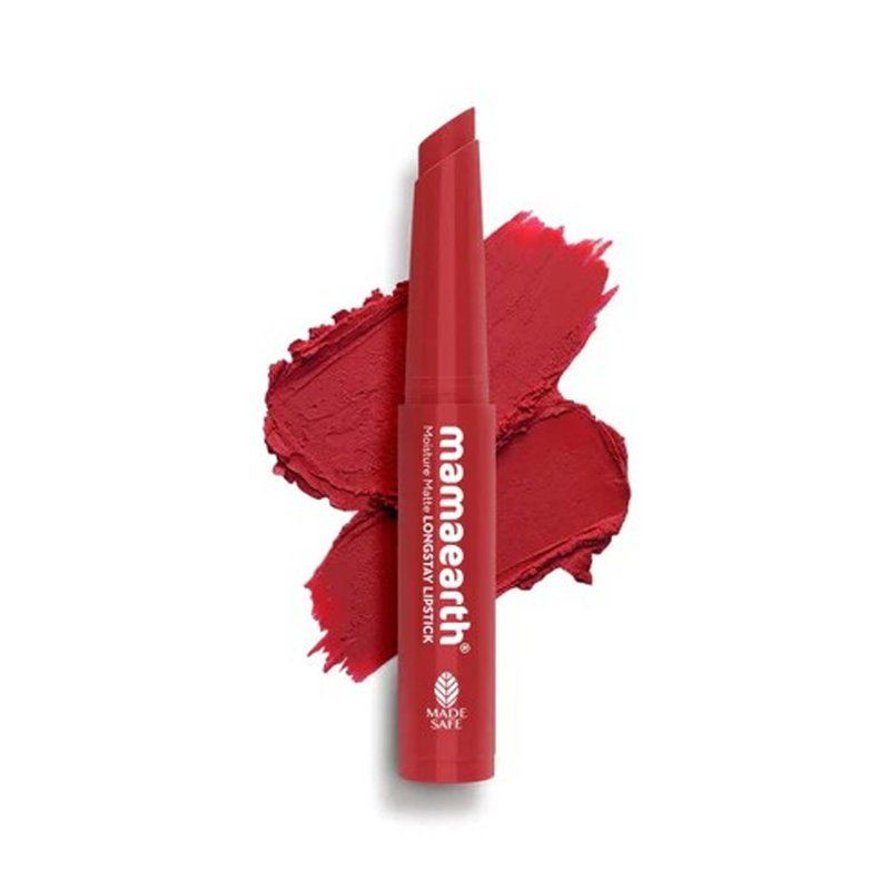 Mamaearth Moisture Matte LongStay Lipstick -Raspberry Scarlet