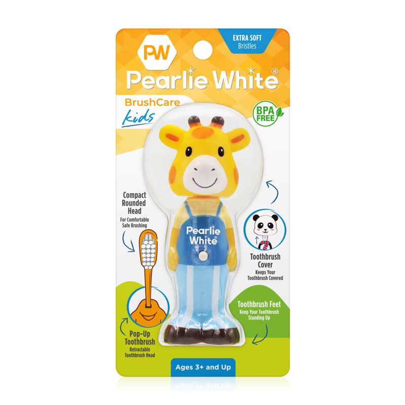 Pearlie White Kids Toothbrush Giraffe
