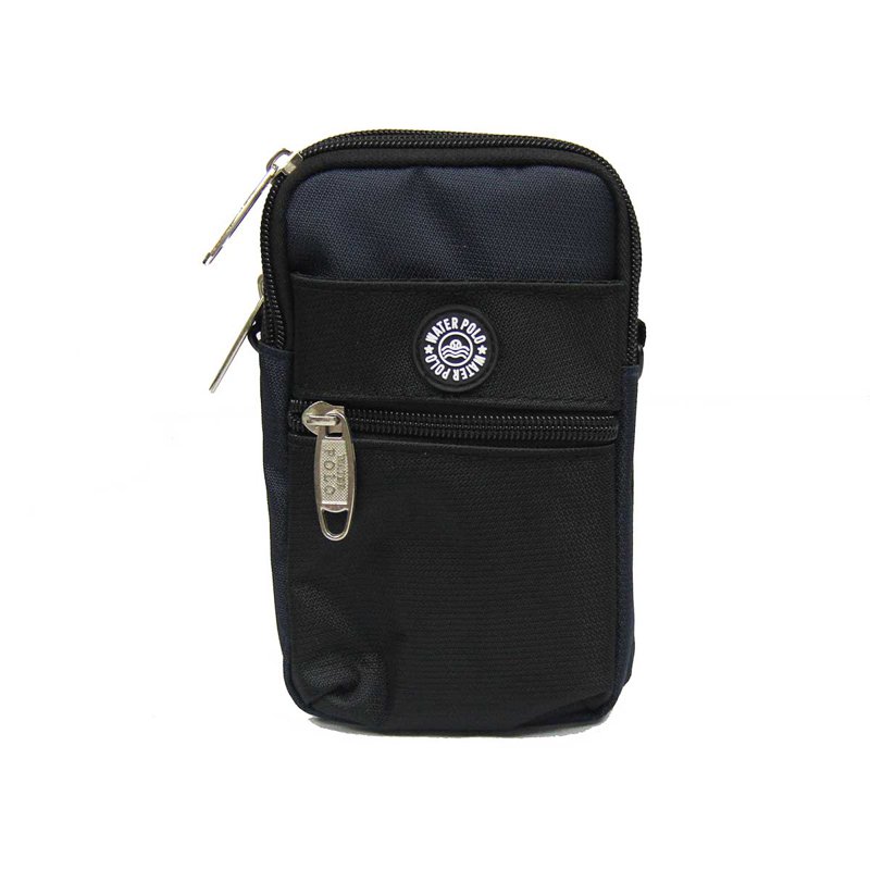 Utilitarian Multi-Pocket Pouch with 3 Carry Options - Navy 1 S