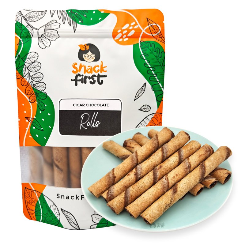 SnackFirst Cigar Chocolate Rolls - Heritage Biscuits