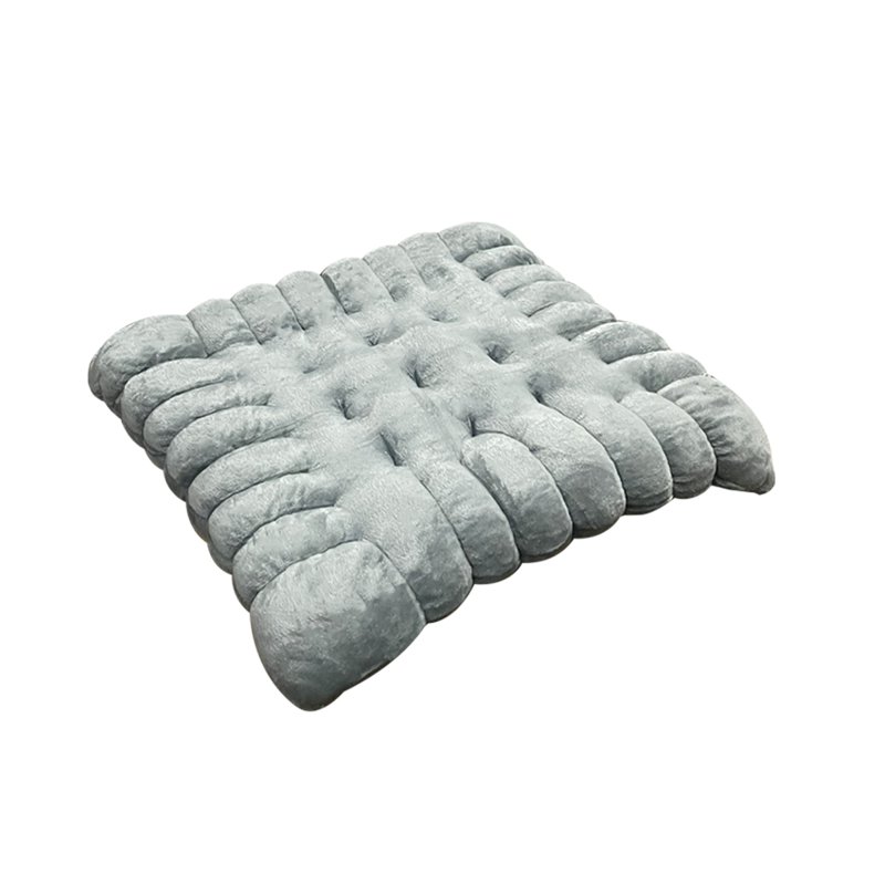 Sweet Home Milk Plush Cookie Cushion-Crystal-Grey 1 S