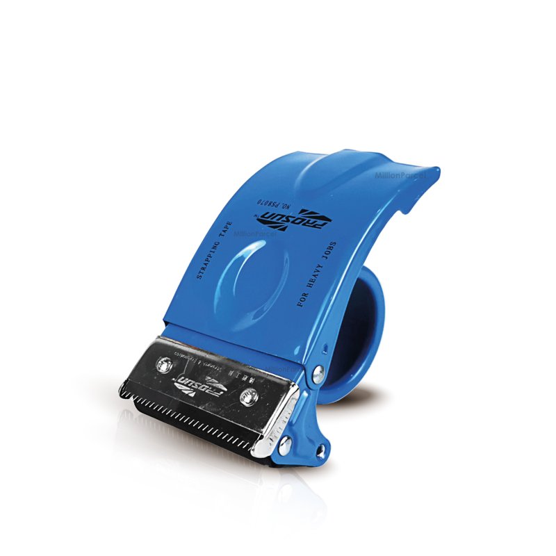 MillionParcel Metal Tape Dispenser - Blue (7.2cm) 1 S