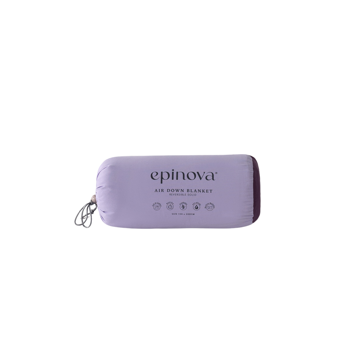 Epinova Air Down Blanket - Lt Purple & Wild Berry 1 S