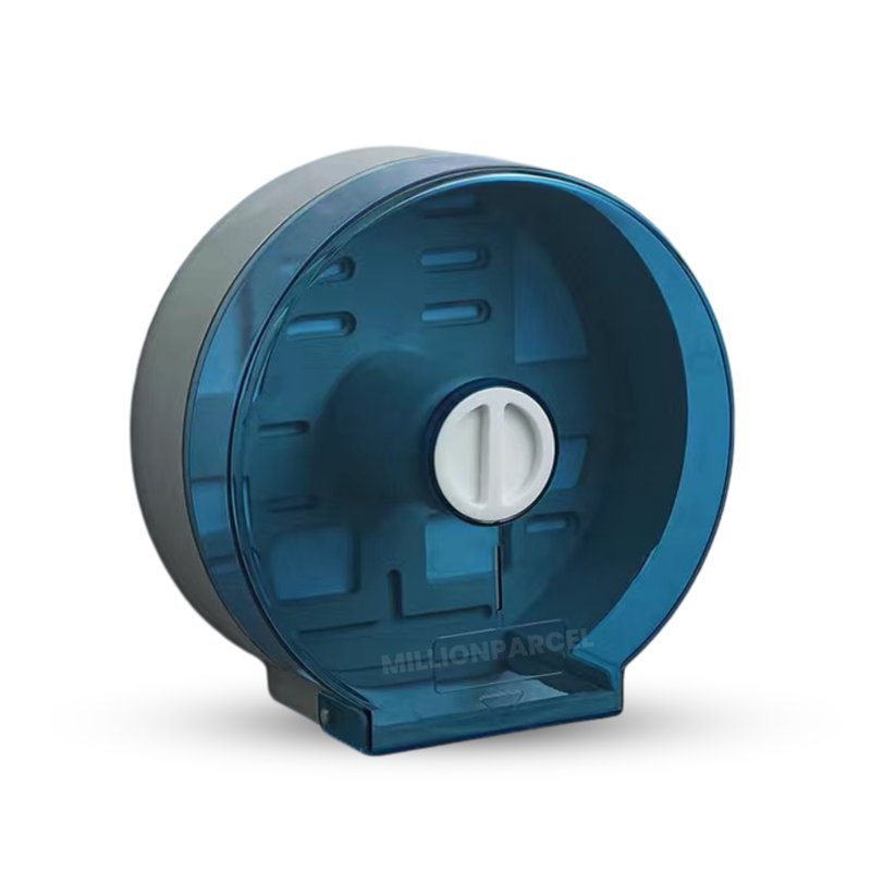 Keyless Jumbo Toilet Roll Dispenser - Blue 1 S
