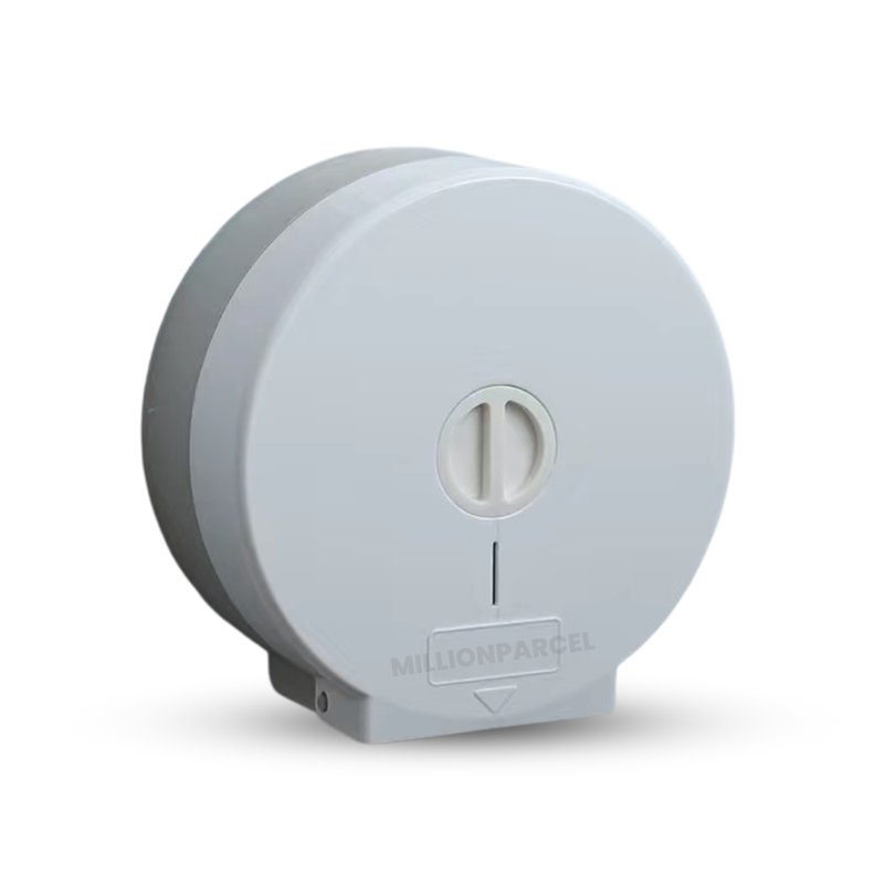 Keyless Jumbo Toilet Roll Dispenser - White 1 S
