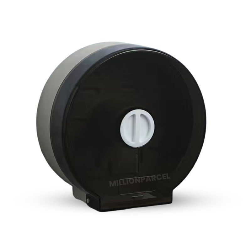 Keyless Jumbo Toilet Roll Dispenser - Black 1 S