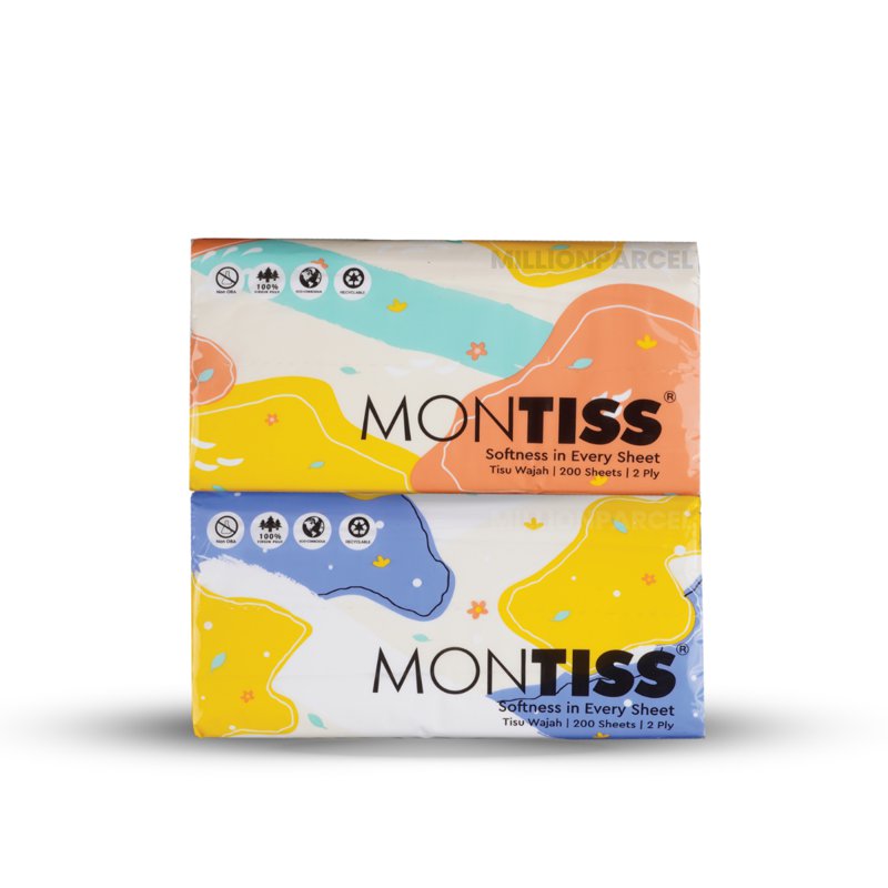 Montiss Softpack Tissue 2 Ply 10 x 200 S