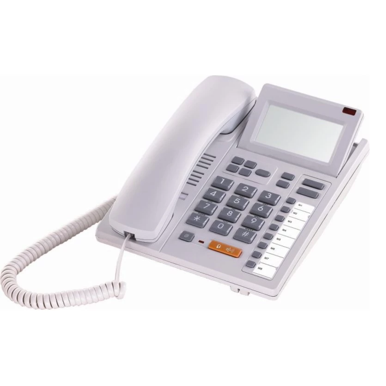 UNIDEN LCD Corded Phone Music On Hold Function (AS7411 WH) 1 S