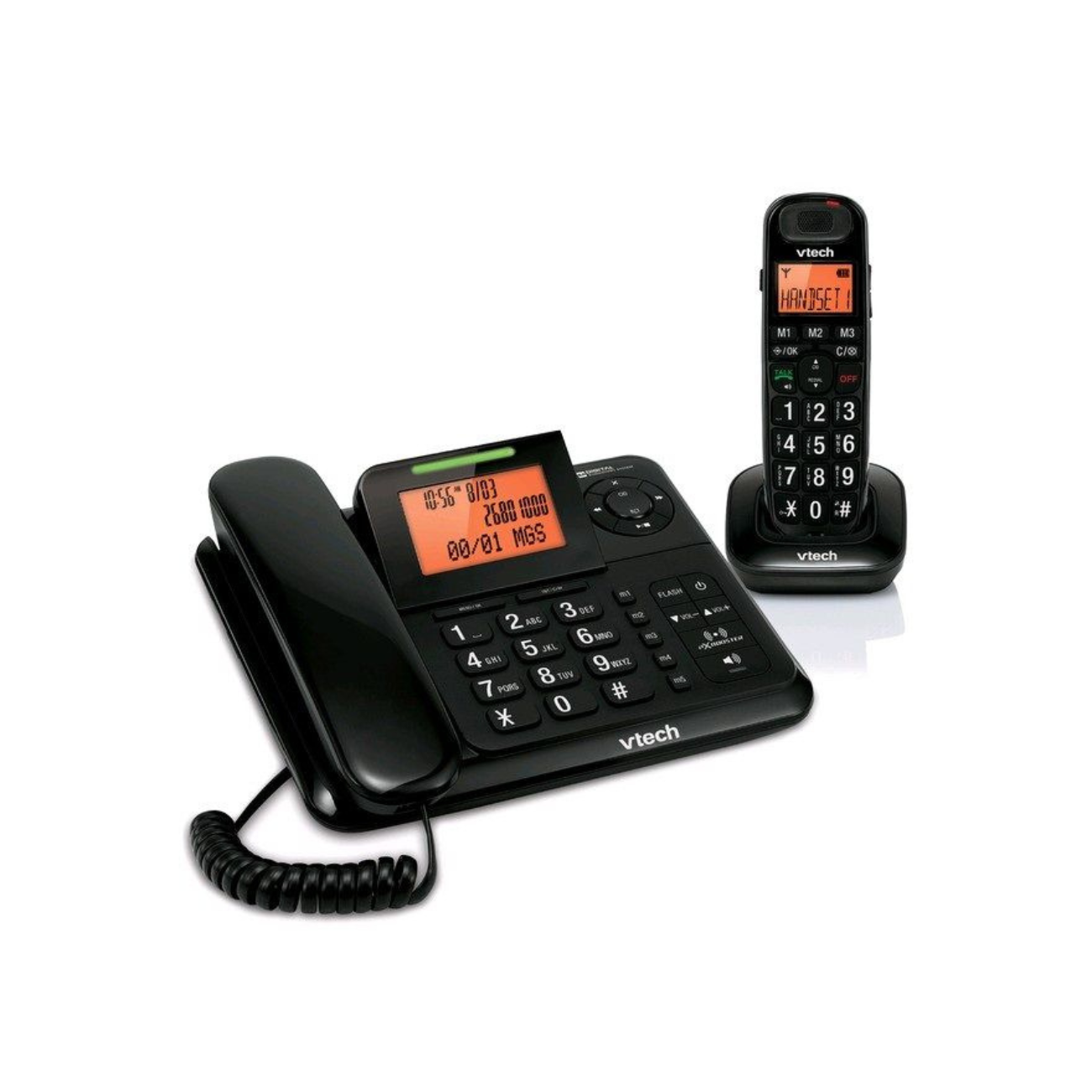 VTECH Combo Phone with Answering System (CS6147 BK) 1 S