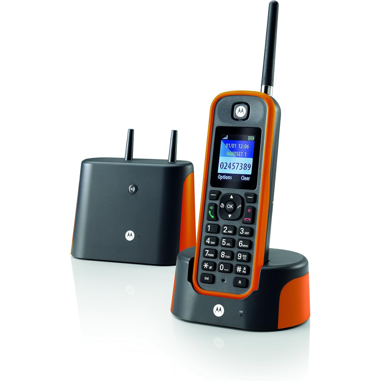 MOTOROLA Long Range Digital Cordless Telephone (O201) 1 S