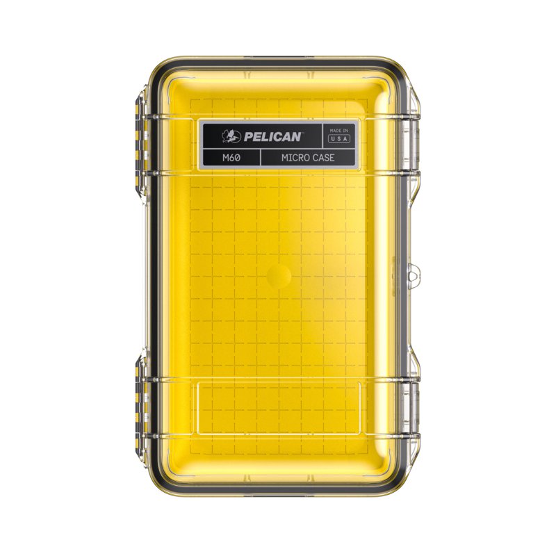 Pelican M60 Yellow Clear Protector Case 1 S