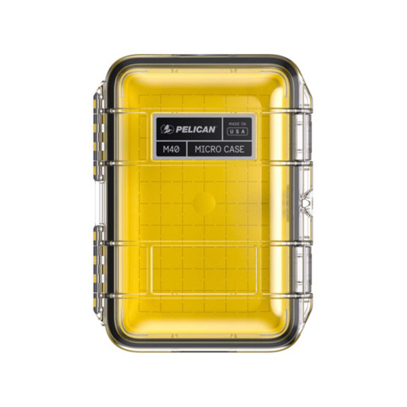Pelican M40 Yellow Clear Protector Case 1 S