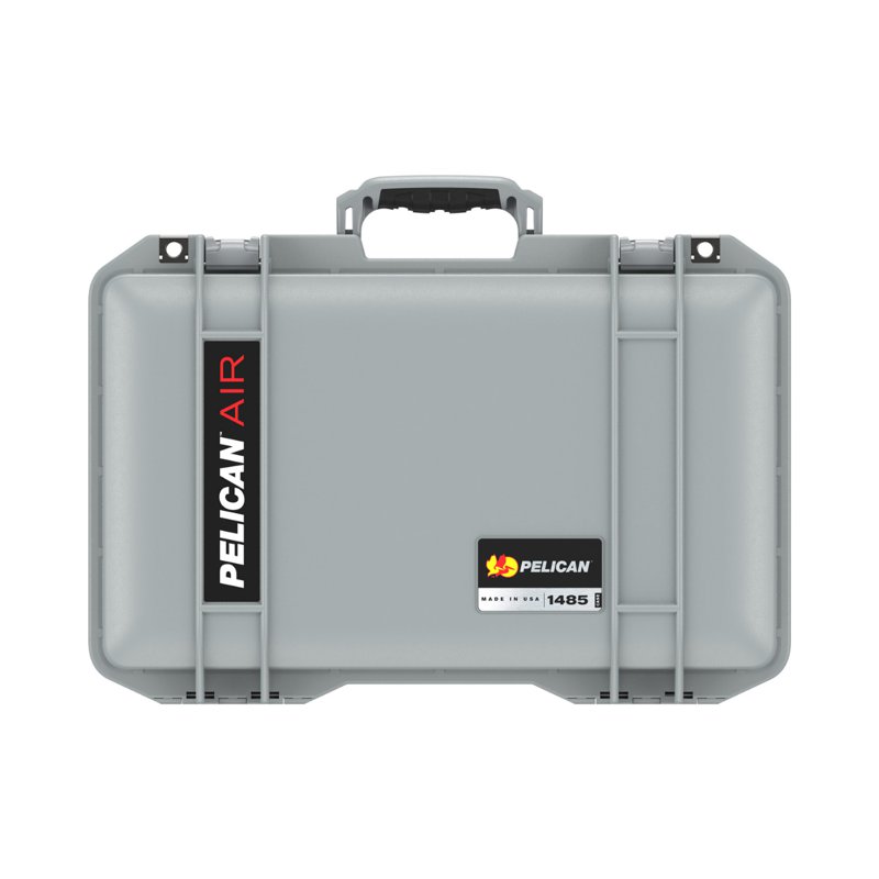 Pelican 1485 Wheeled Air Carry-On Case with Foam Silver 1 S