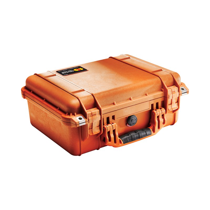 1450 Wheeled Air Carry-On Case with Foam Orange 1 S