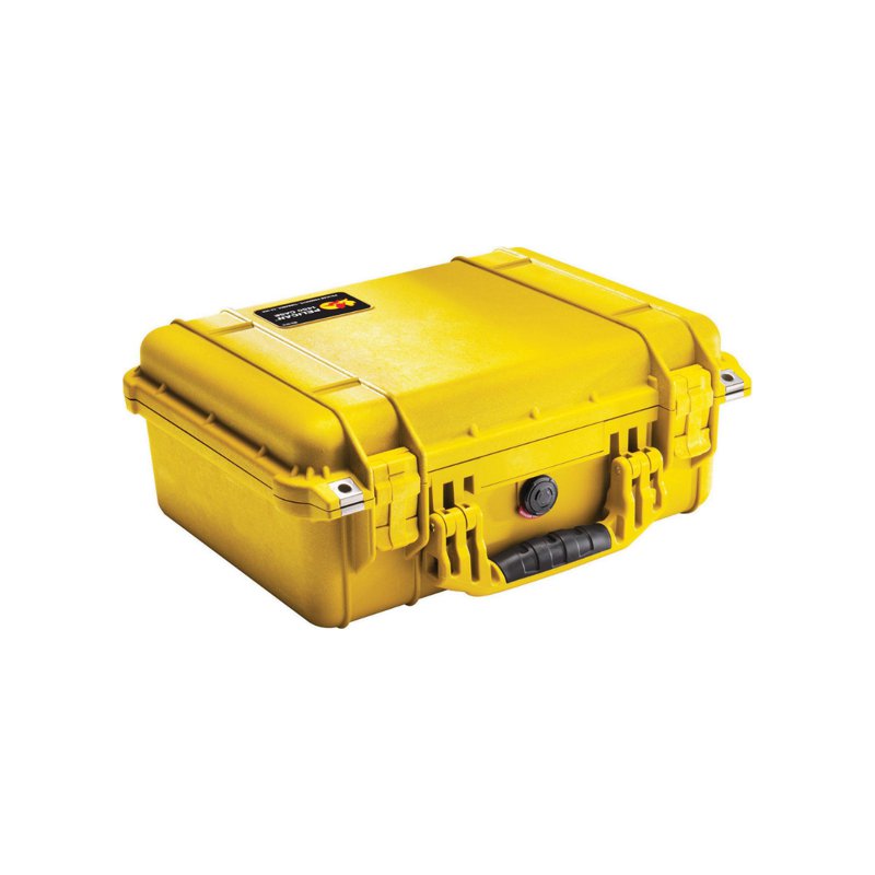 1450 Wheeled Air Carry-On Case with Foam Yellow 1 S