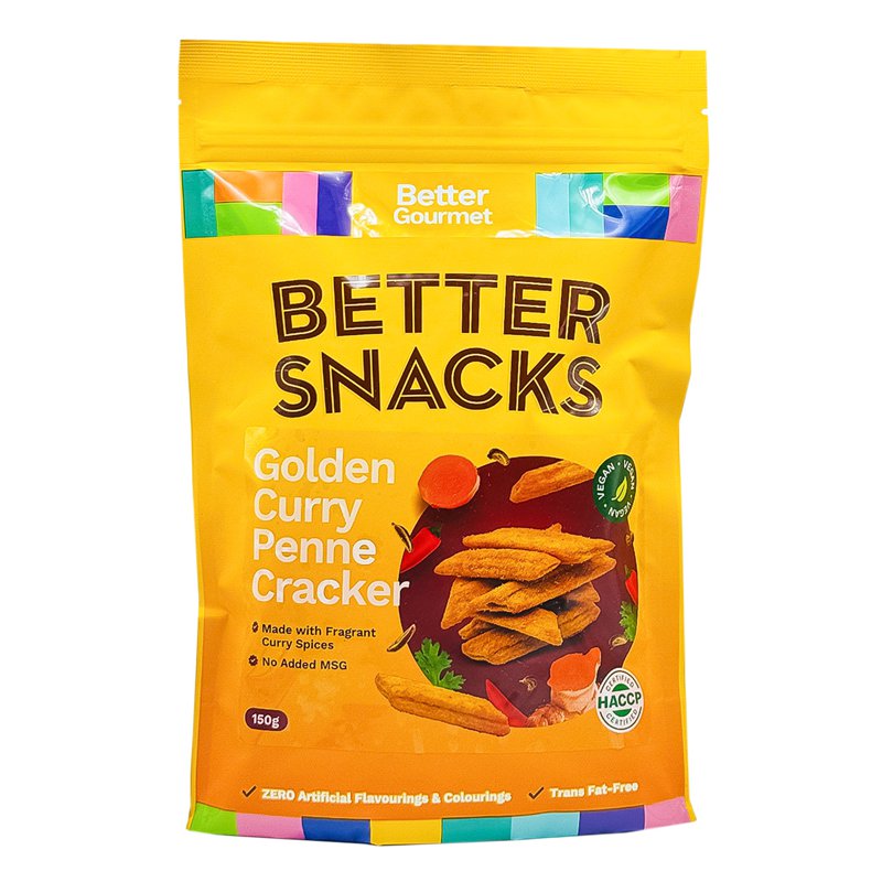 BETTER GOURMET Penne Cracker - Golden Curry