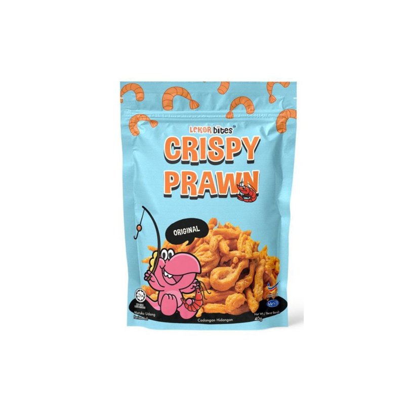 Lekor Bites Keropok Crispy Prawn Cracker Stick - Original