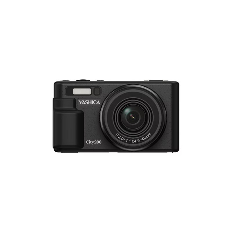Yashica City 200 Compact Digital Camera - Black 1 S