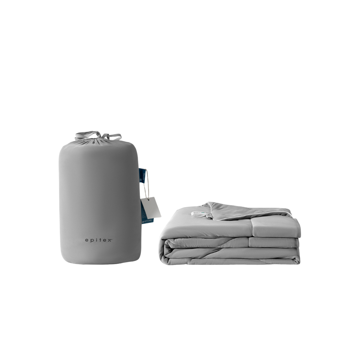 Epitex Softicool Icecool Queen Blanket - Cool Grey 1 S