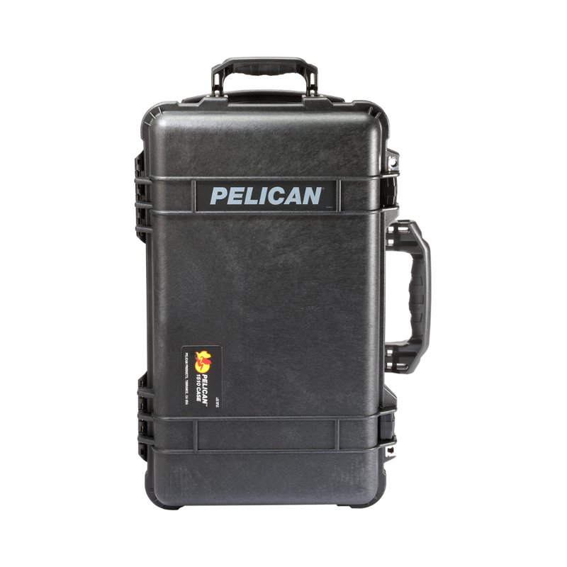 Pelican 1510 Wheeled Air Carry-On Case with Foam Black 1 S