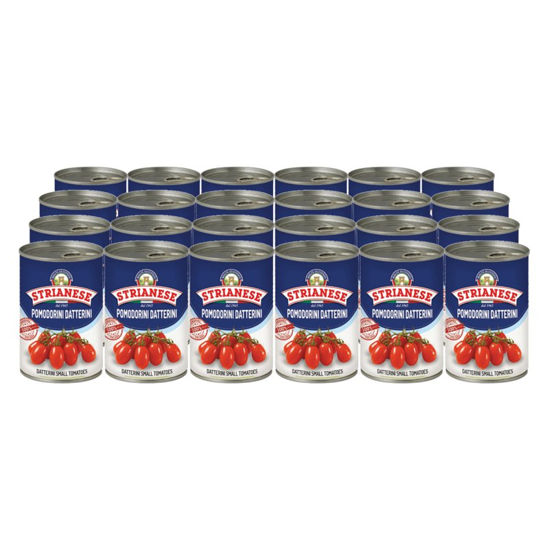 Strianese Peeled Datterini Tomatoes 24 x 400 G