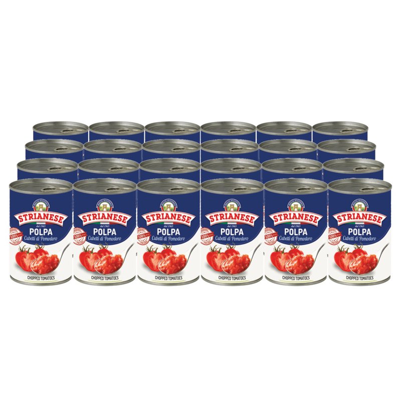 Strianese Chopped Tomatoes 24 x 400 G