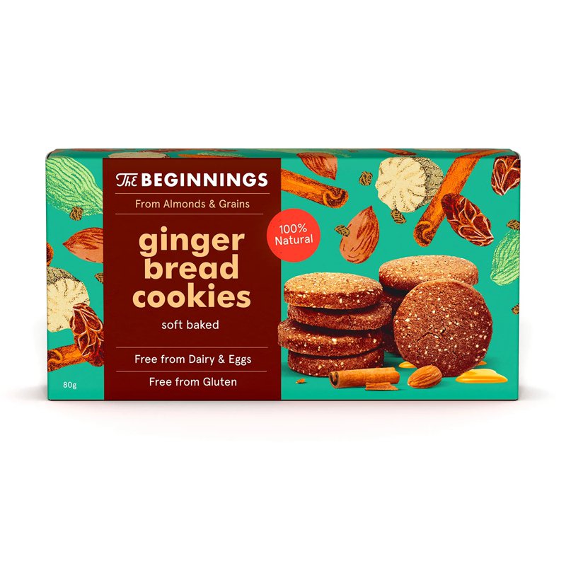 The Beginnings Cookies - Almond Gingerbread