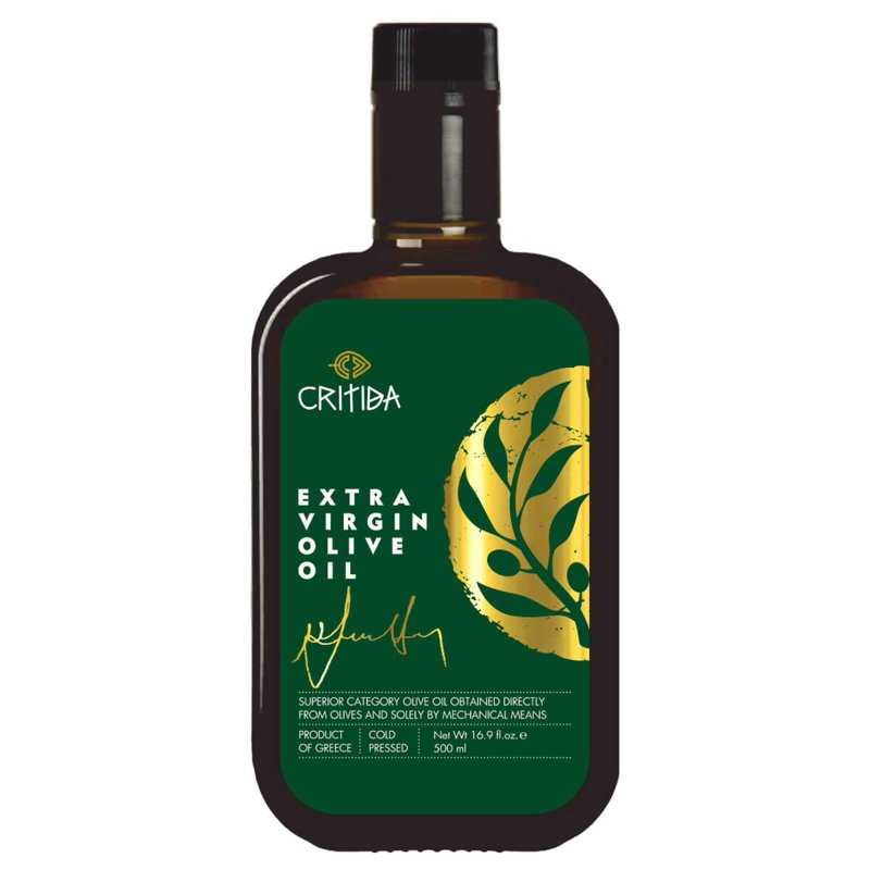 Critida Greek Evoo Design Bottle