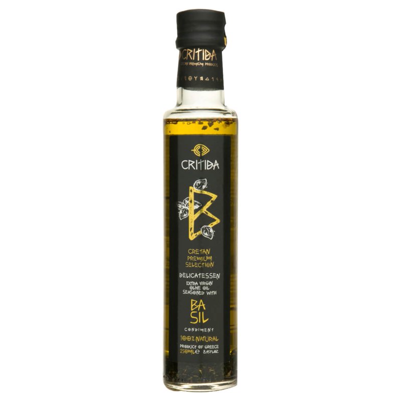 Critida Extra Virgin Olive Oil - Basil