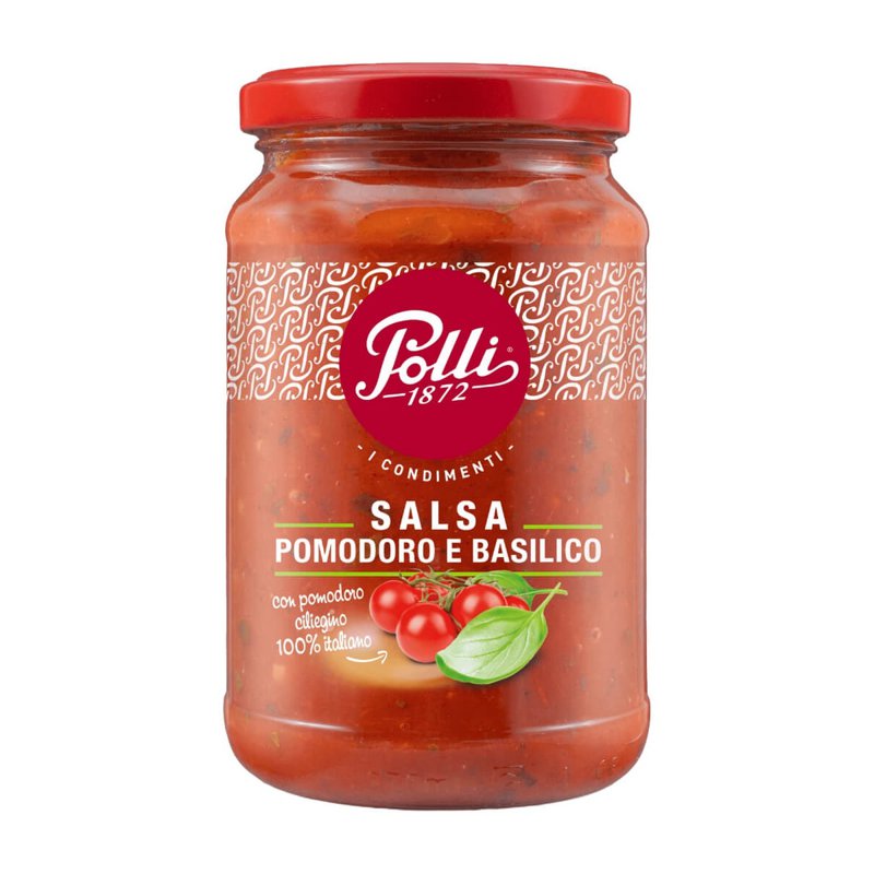Polli Tomato Sauce For Pasta - Basil
