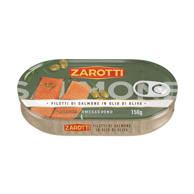 Zarotti Salmon Fillet In Olive Oil 150 G