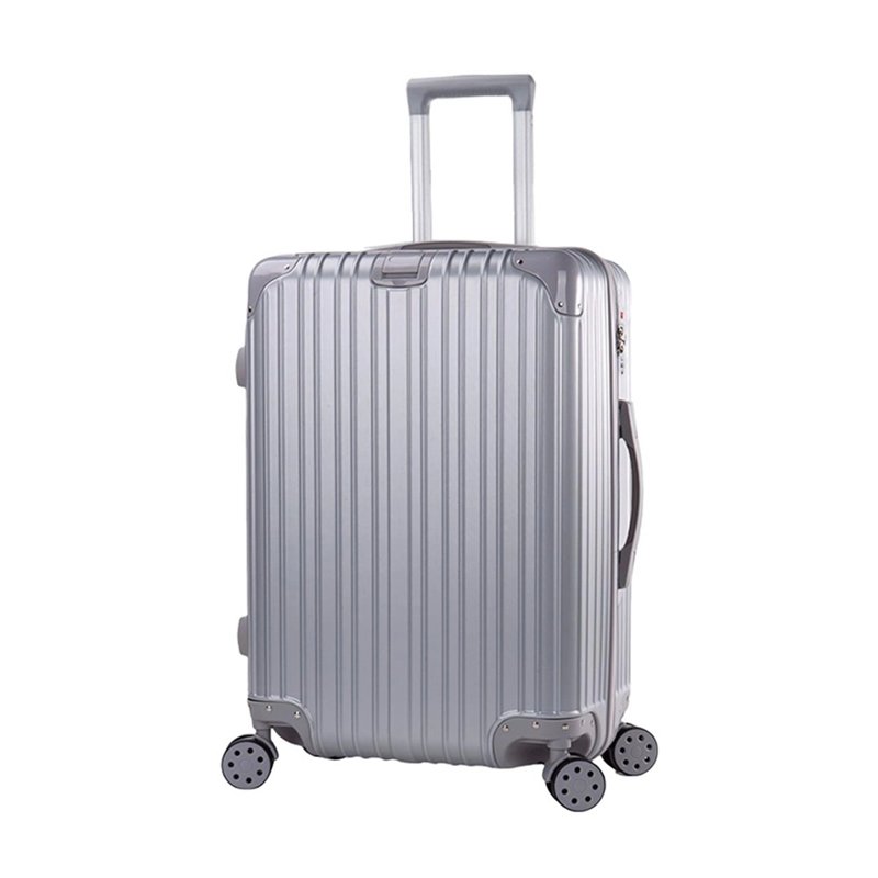 JIJI Mazon Premium Expandable Luggage, 24" Silver
