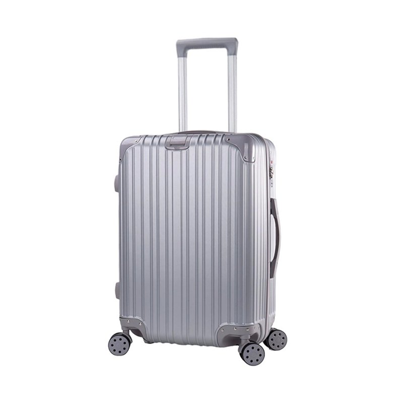 JIJI Mazon Premium Expandable Luggage, 20" Silver