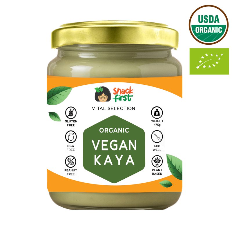SnackFirst Organic Vegan Kaya - No Eggs Gluten Free