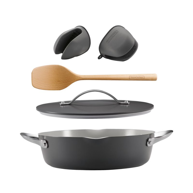 Tramontina Fiora 28cm Multi-Purpose Pan Set, Grey