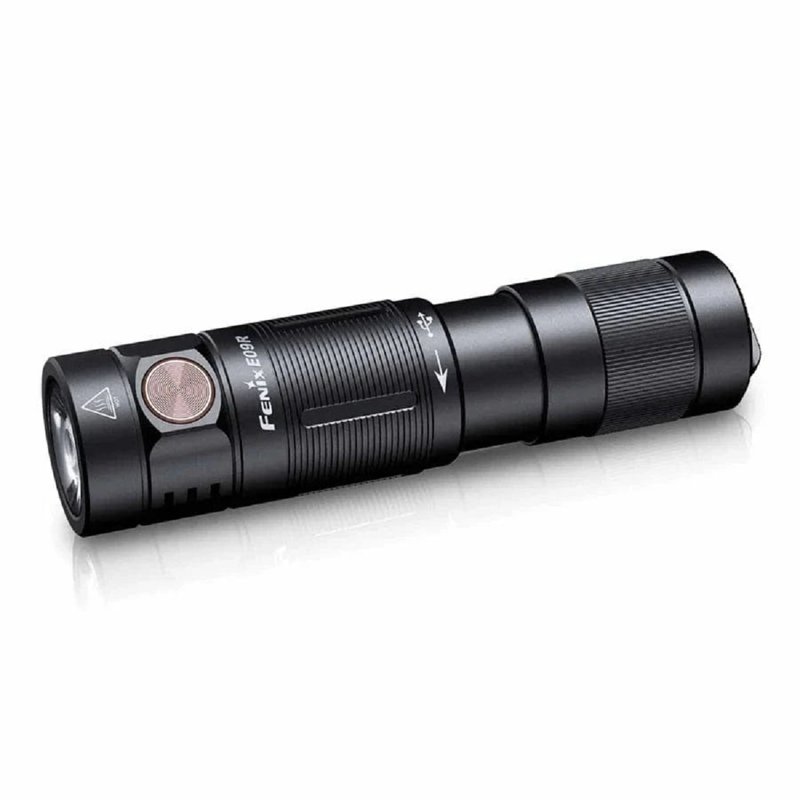 Fenix E09R Rechargeable EDC Keychain Flashlight - Black 1 S