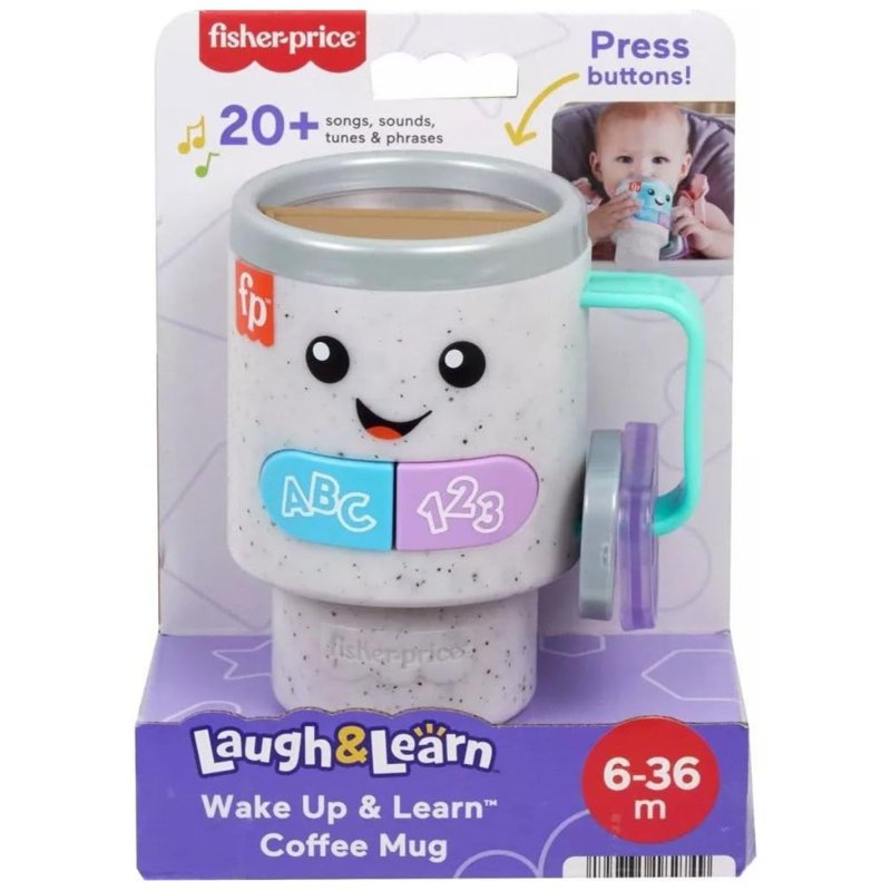 Fisher Price LNL Wake Up n Learn Coffee Mug 1 S